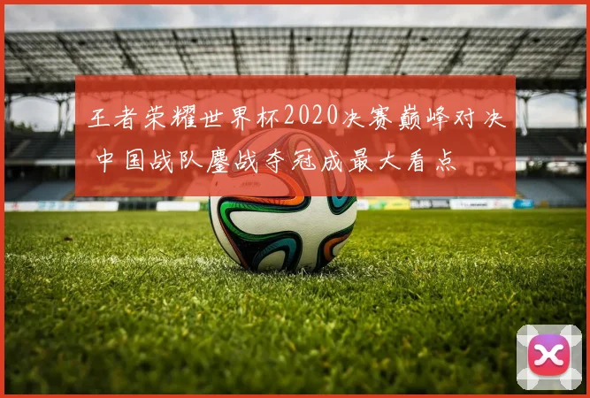 王者荣耀世界杯2020决赛巅峰对决 中国战队鏖战夺冠成最大看点